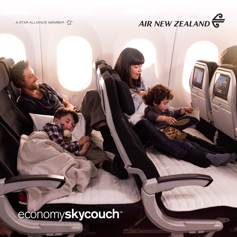 Air New Zealand Economy SkyCouch