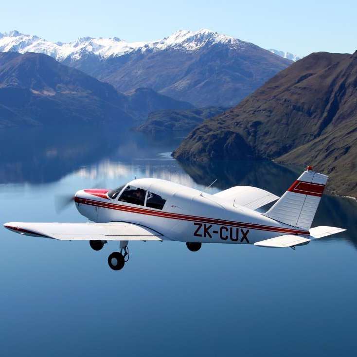 U Fly, Wanaka - Get a chance to fly a plane at U-FLY Wanaka over the beautiful mountains and crystal clear lake offering the finest alpine scenery in the South Island of New Zealand.